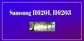 Configurações recomendadas de TV Samsung H6201, H6203 (EUA, Canadá), H6200 (Europa)
