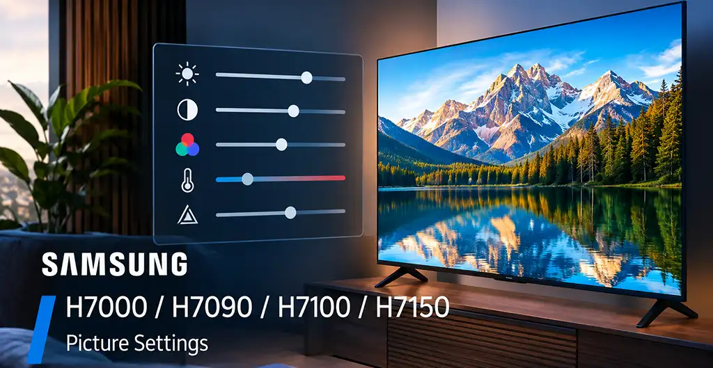 Samsung H7000, H7090, H7100, H7150 Picture Settings