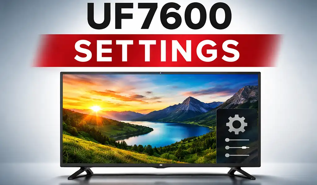Setting LG TV series UF7600, UF7690, UF7650