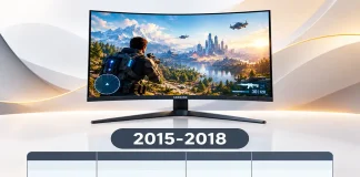 Tabela comparativa dos monitores Samsung, linha 2015–2017