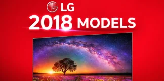 TVs LG, linha de modelos 2018