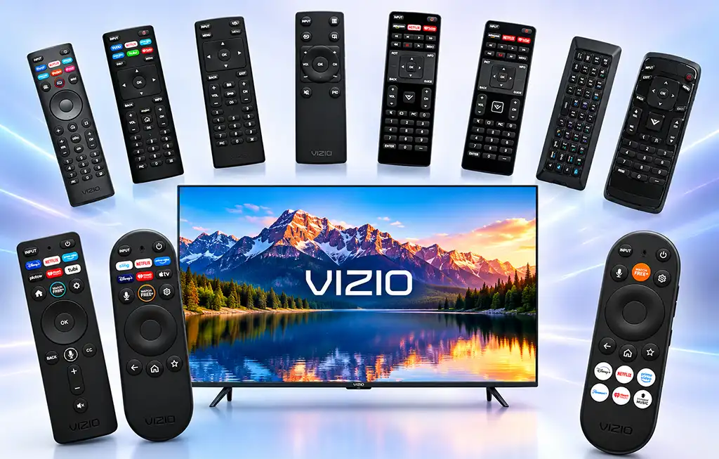 Vizio TV Remote Control Compatibility List