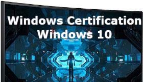 O que significa o monitor certificado Windows 10, Windows 8, Windows 7?