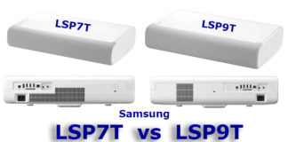 LSP7T vs LSP9T, comparar especificações