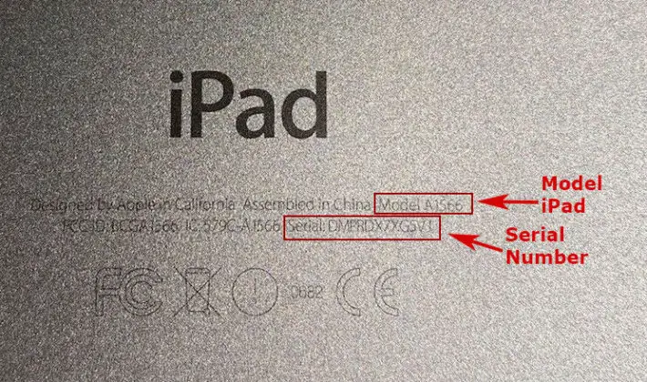 Serial Number On Ipad Mini