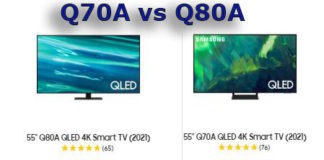 Samsung Q70A против Q80A, какой купить объяснено
