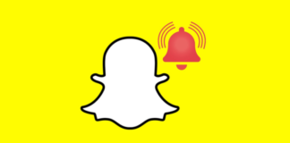 Como gerir as notificações Snapchat