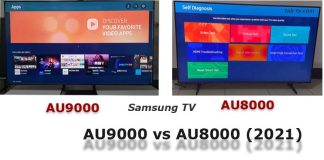 Diferença entre a Samsung TV AU8000 e AU9000: Qual você deve comprar?