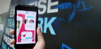 O Tinder notifica screenshots