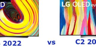 Diferenças LG OLED CS vs OLED C2
