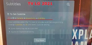 Como activar ou desactivar as legendas na LG TV 2021-2022