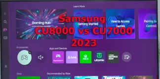 Samsung CU8000 vs CU7000 que a TV é melhor para comprar