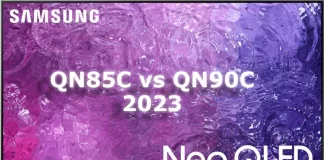 Samsung QN90C vs QN85C Modelo 2023 TV