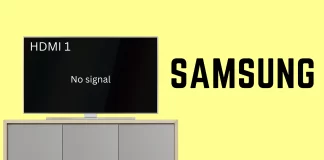 Como corrigir o problema de falta de sinal HDMI do televisor Samsung?