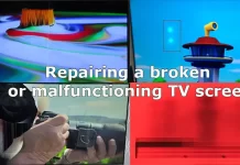 É possível reparar o ecrã partido de um televisor? Reparação ou substituição