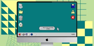 Como parar a gravação de tela no Mac