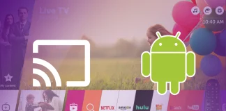 Como transmitir para LG TV do Android