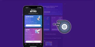 Como presentear uma assinatura do Discord Nitro no dispositivo móvel
