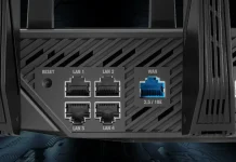 O que significa uma porta 10GE em um roteador Wi-Fi?