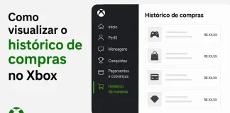 Como ver o histórico de compras no Xbox