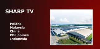 Quem fabrica as TVs Sharp e onde?