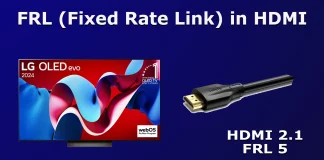 Explicação do FRL Fixed Rate Link em portas HDMI