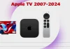 Modelos de Apple TV por ano de lançamento