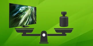 Quanto pesa uma TV de 65 polegadas?