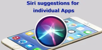 Como personalizar ou desativar sugestões da Siri para aplicativos individuais