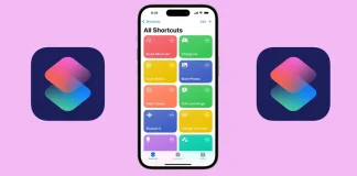 Explicação dos atalhos no iPhone