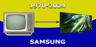 História das TVs Samsung 1970-2024