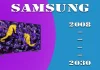 Modelos de TVs Samsung por ano