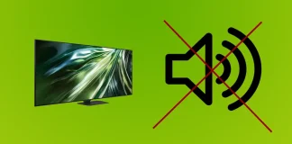 Samsung TV sem som, como corrigir