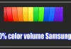 O significado de «100% de volume de cor» nas TVs Samsung QLED