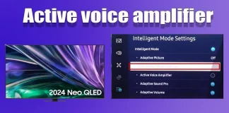 Amplificador Ativo de Voz em Televisores Samsung: Explicação e Configuração