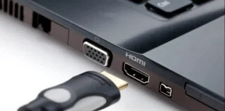 Como corrigir a ausência de som em um laptop via HDMI