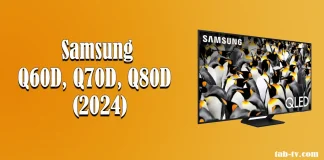 Comparação entre as TVs Samsung Q60D, Q70D e Q80D (2024)