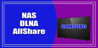 Suporte a DLNA e NAS em TVs Samsung