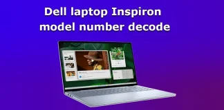 Explicação da decodificação do número do modelo dos notebooks Dell Inspiron (2010–2025)