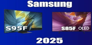 TVs OLED Samsung 2025: S85F, S90F, S95F