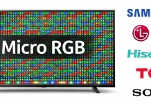 Televisores Micro RGB, RGB Evo e TCL Mini RGB
