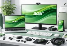 Sobre a marca Acer, monitores, computadores portáteis, tablets e computadores