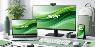 Sobre a marca Acer, monitores, computadores portáteis, tablets e computadores