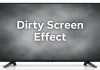 Efeito “tela suja” nas TVs