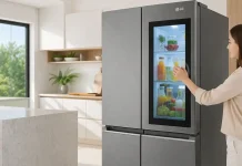 Diferença entre os refrigeradores LG InstaView e Door-in-Door