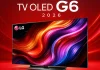 LG TV OLED evo AI G6 4K 2026, especificações técnicas