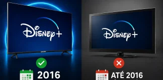 Lista de TVs Samsung compatíveis com Disney+