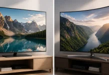 TVs planos e curvos: diferenças entre eles