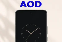 O que é o Always On Display (AOD)