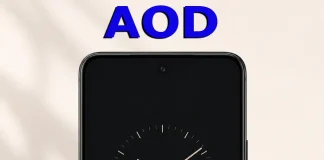 O que é o Always On Display (AOD)